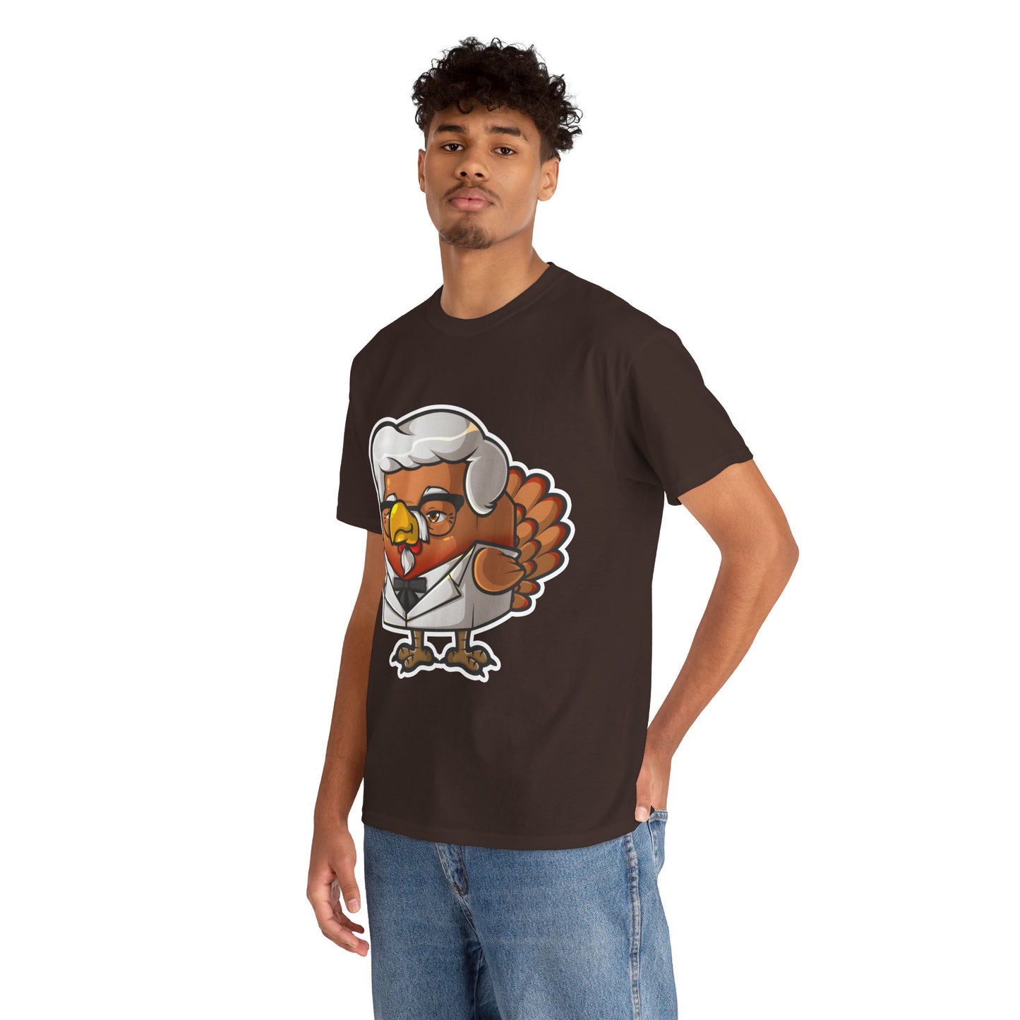 Cock Block Colonel Krispy Bird Unisex Heavy Cotton Tee