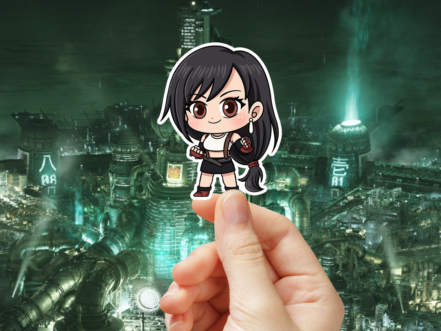 Chibi Tifa Sticker