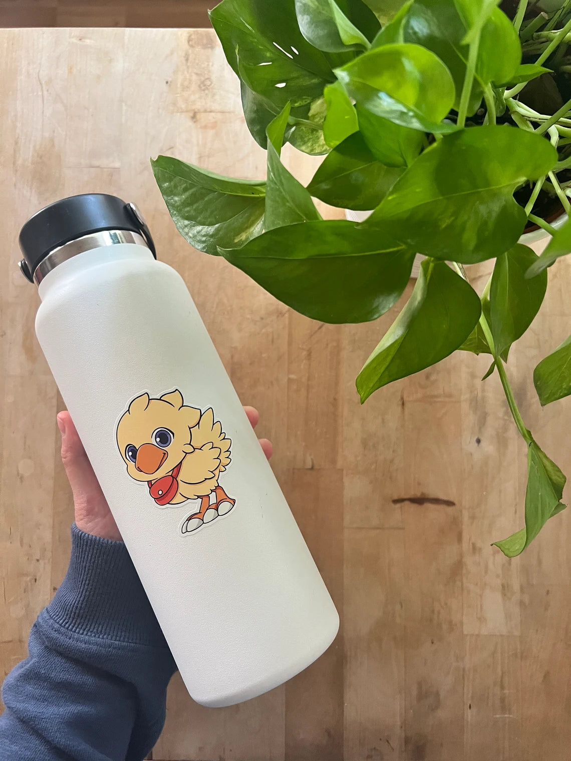 Chibi Chocobo Glossy Sticker