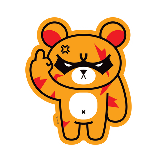 Serious Kuma Finger Sticker