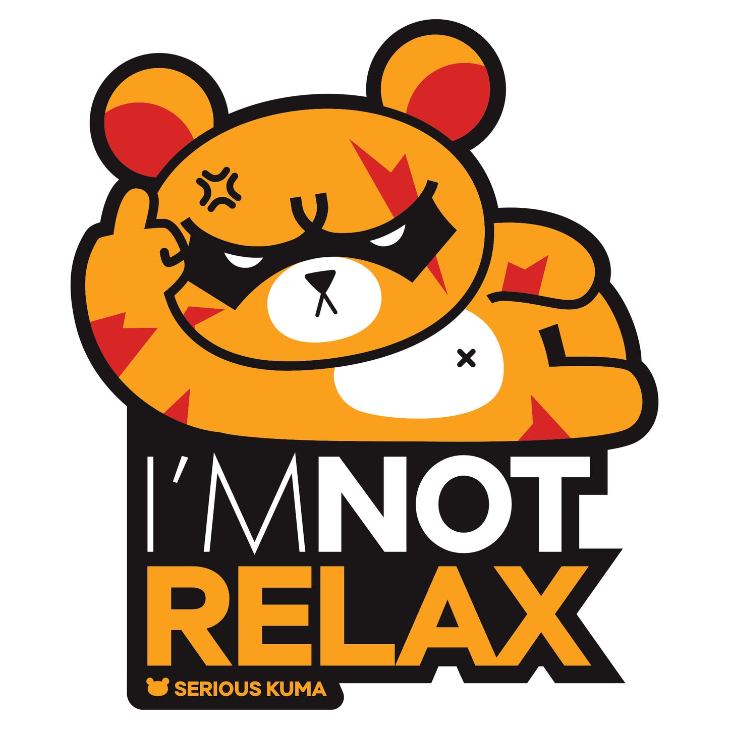 Serious Kuma Im Not Relax Reclined