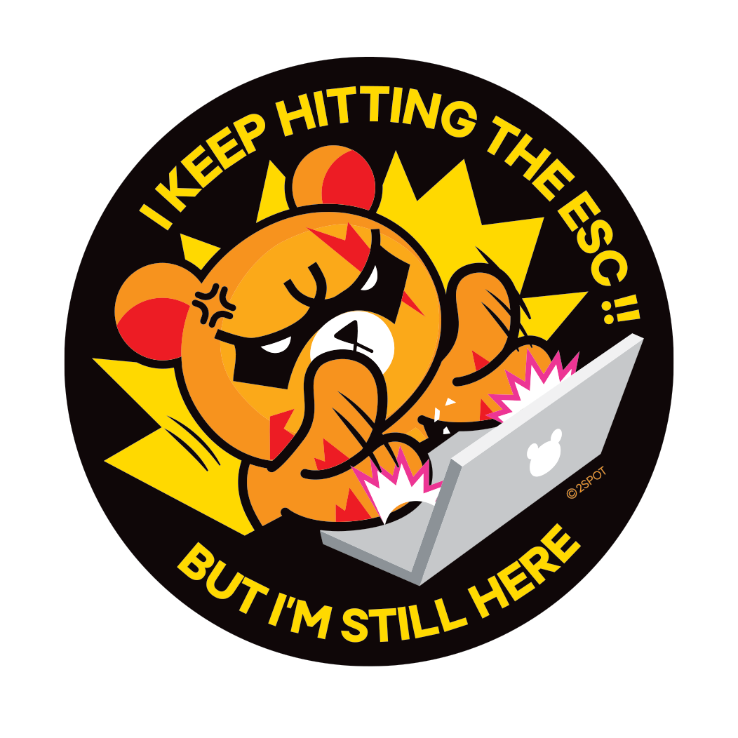 Serious Kuma ESC Sticker