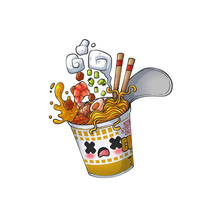 Curry Cup Noodle Sticker 