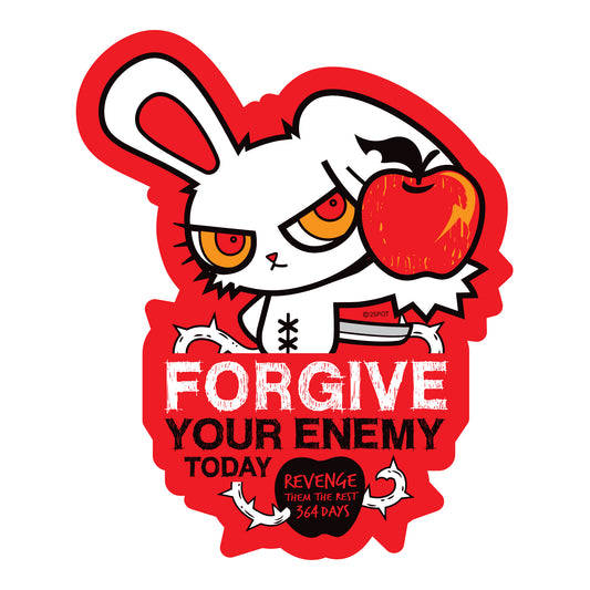 Forgive your Bunny Stickers , Bloody Bunny Forgive your Enemy