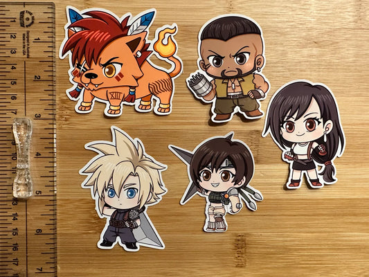 Chibi Cloud Strife, FF7 Chibi set