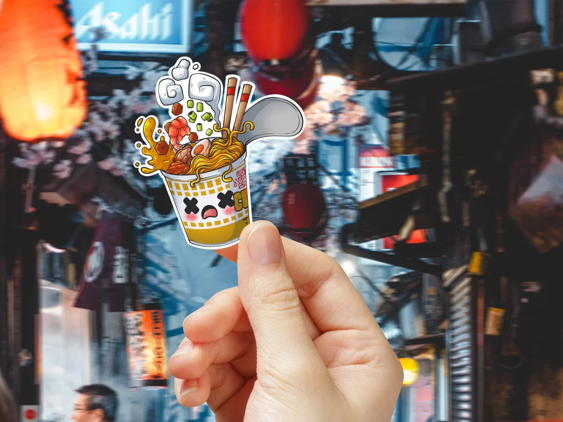 Curry Cup Noodle Sticker 